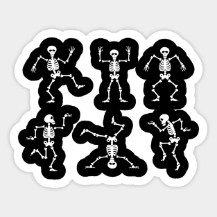 Dancing Skeletons Sticker